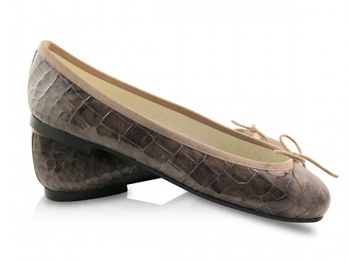 London Sole: Comfy Brown  Bow Ballet Flats