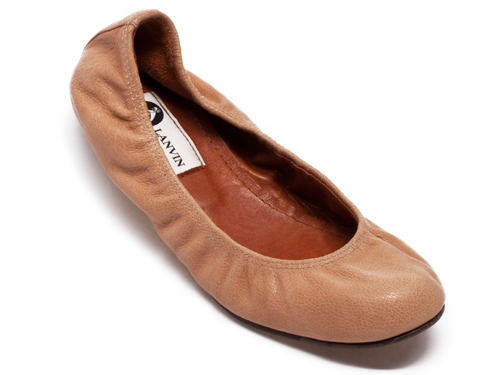 Lanvin: Comfy Brown Ballet Flats
