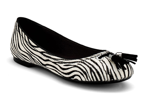 Sperry: Bliss Striped  Animal Print  Bow Ballet Flats