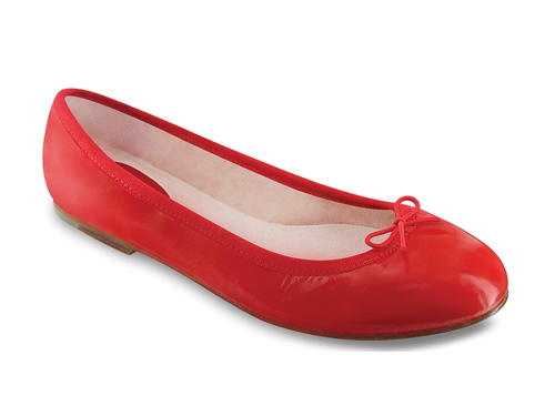 Bloch: Fuoco Red  Bow Ballet Flats