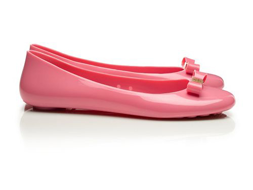 Tory Burch: Jelly Pink  Bow Ballet Flats
