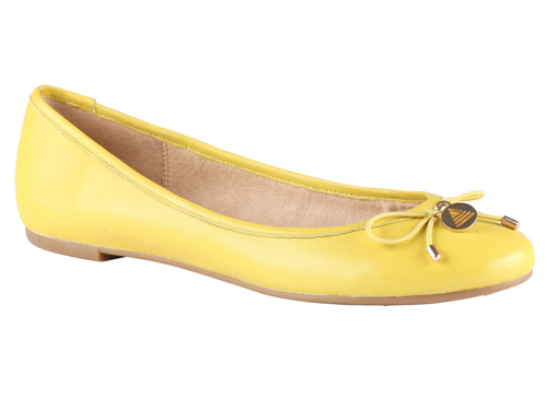 aldo: MCGAREY Yellow  Bow Ballet Flats