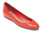 Delman: CACHE Red Studded  Ballet Flat