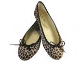 London Sole: Leopard Beige Ballet Flat