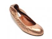 Lanvin: metallic calfskin Gold Glitter  Ballet Flat